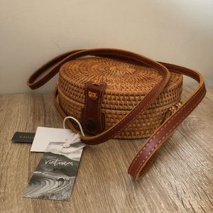 Basket purse crossbody! With Tags Never Worn!